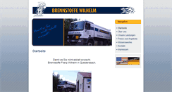 Desktop Screenshot of brennstoffe-wilhelm.de